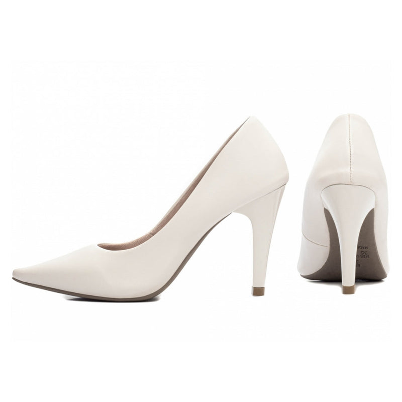 Scarpin Branco Fino