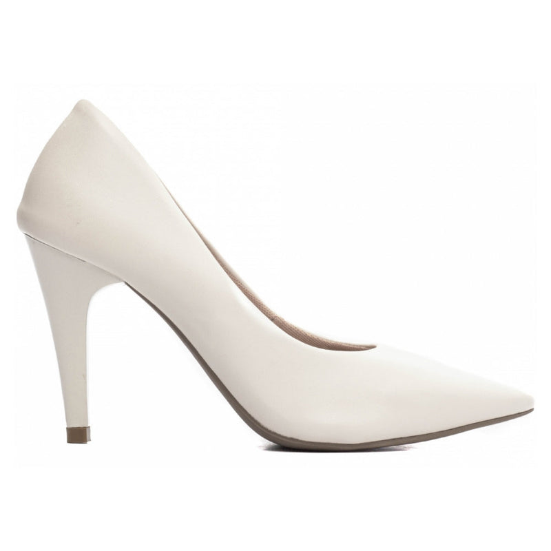 Scarpin Branco Fino