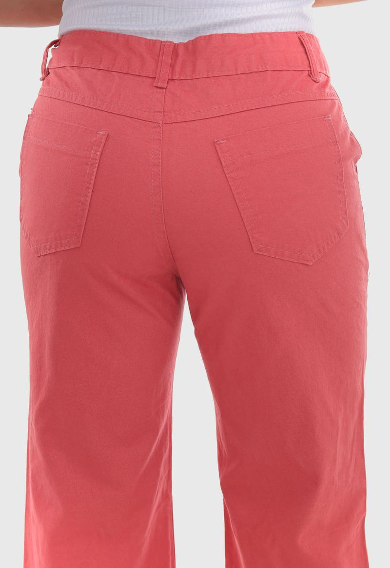 Calça Feminina Wide Leg Coral