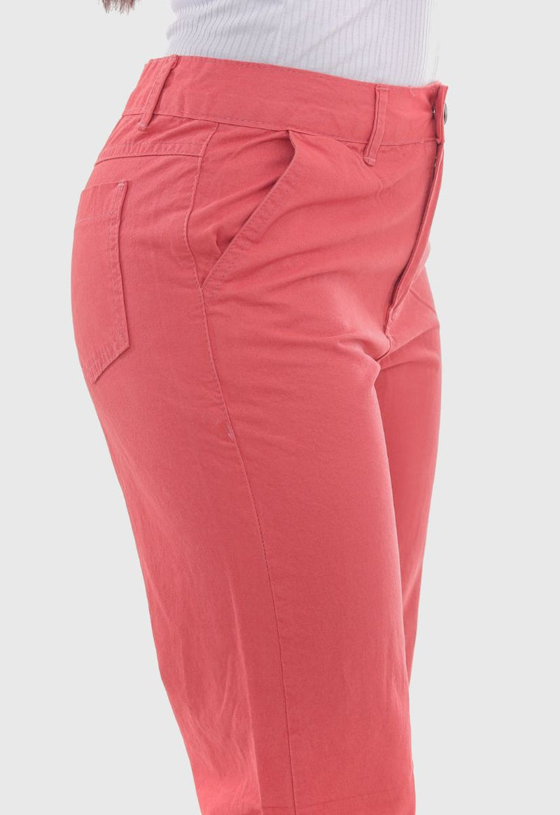 Calça Feminina Wide Leg Coral