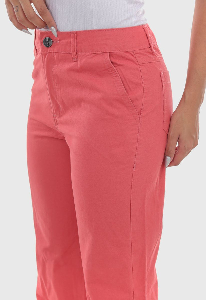 Calça Feminina Wide Leg Coral