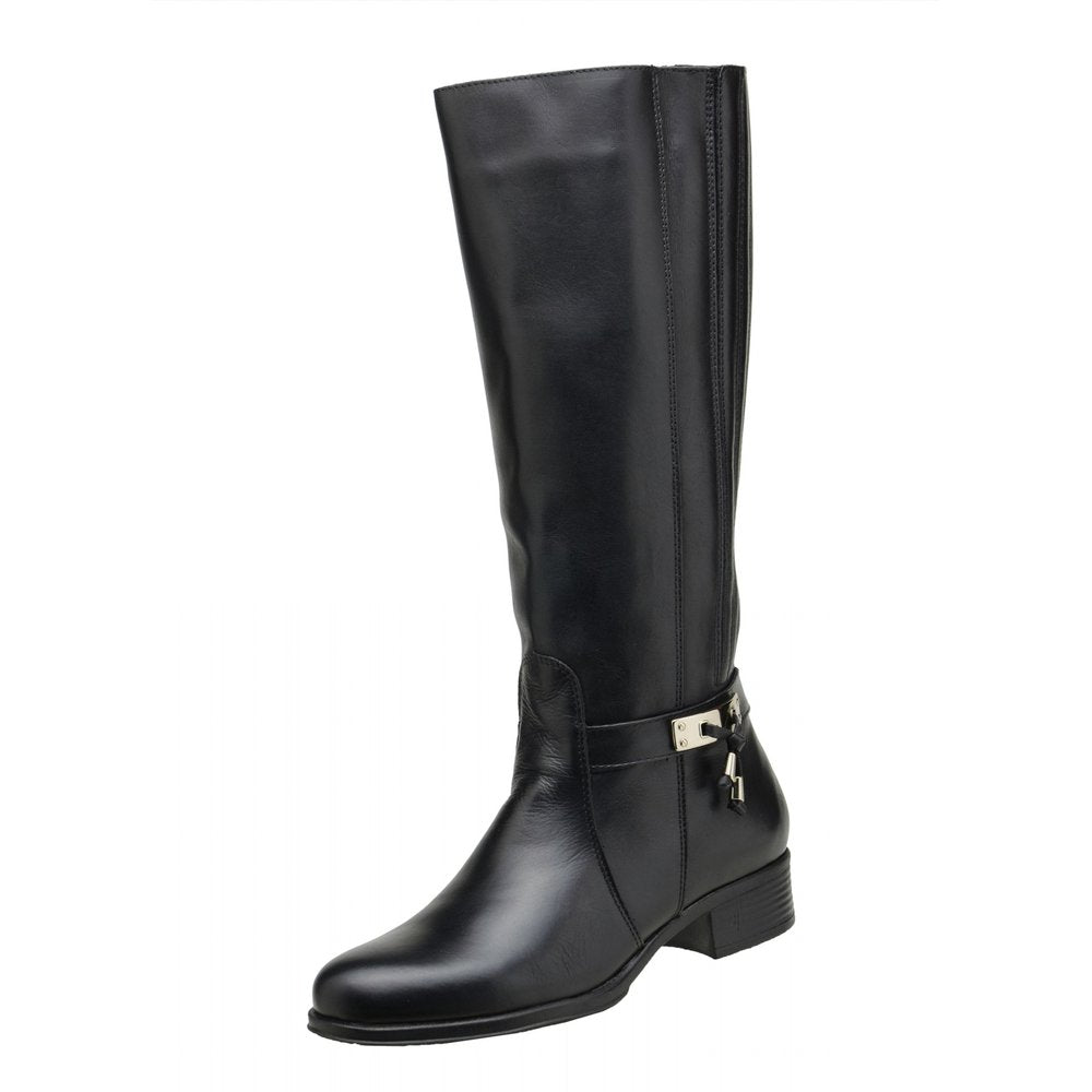 Bota Montaria Feminina Cano Longo Couro Comfort - Casa Vitrine