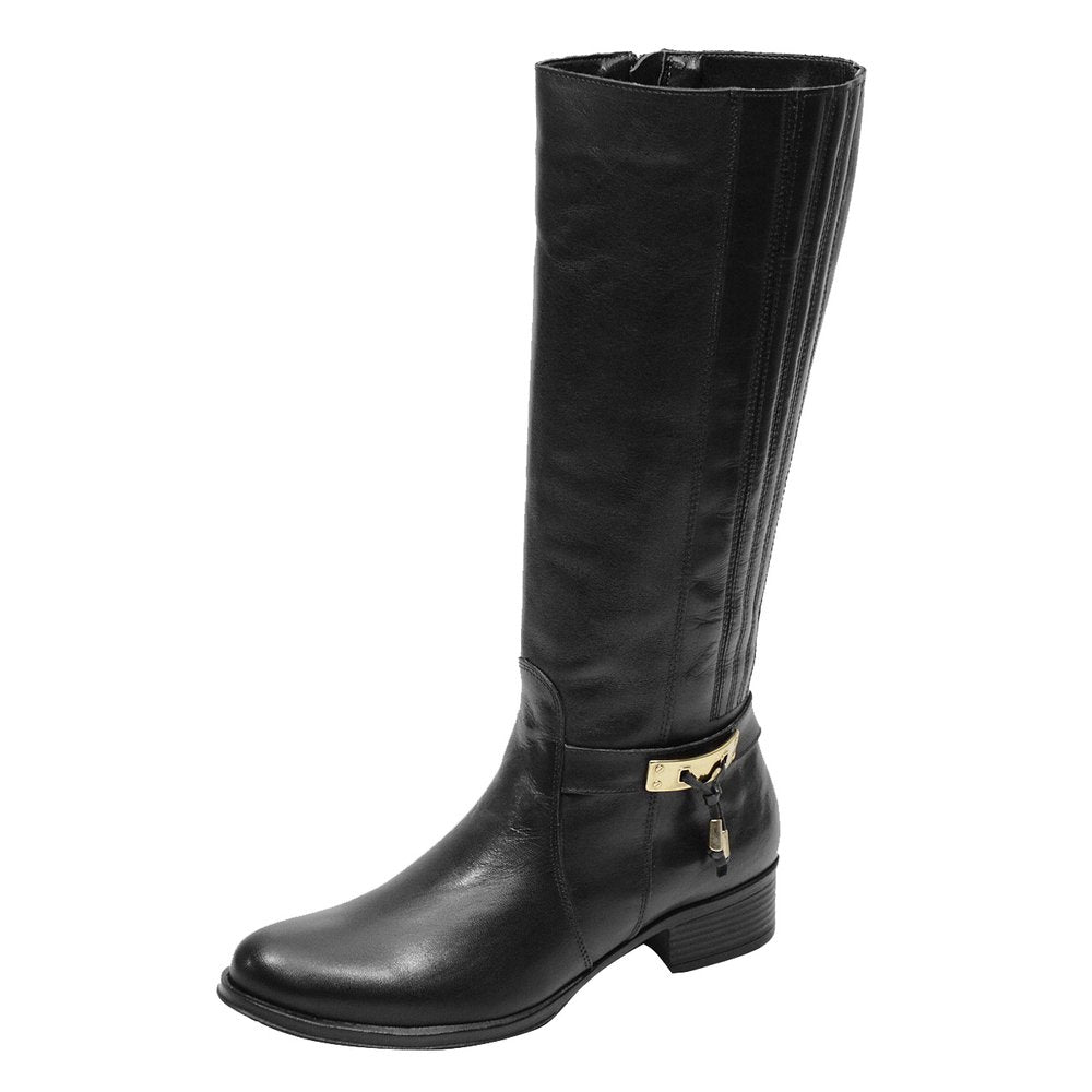 Bota Montaria Feminina Cano Longo Couro Comfort - Casa Vitrine