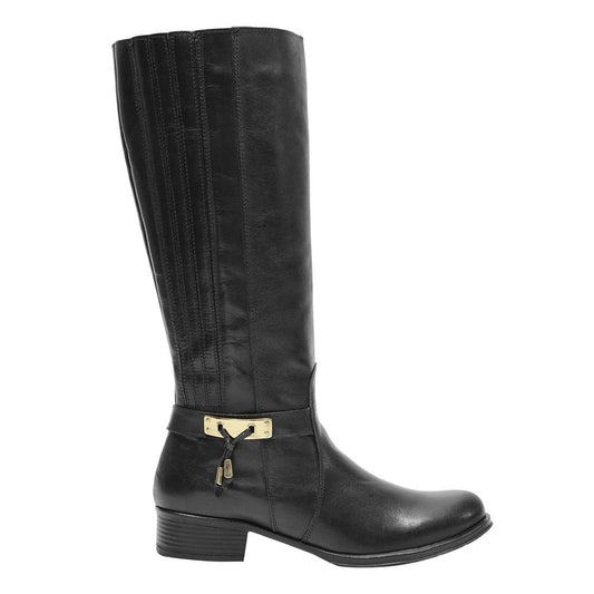 Bota Montaria Feminina Cano Longo Couro Comfort - Casa Vitrine