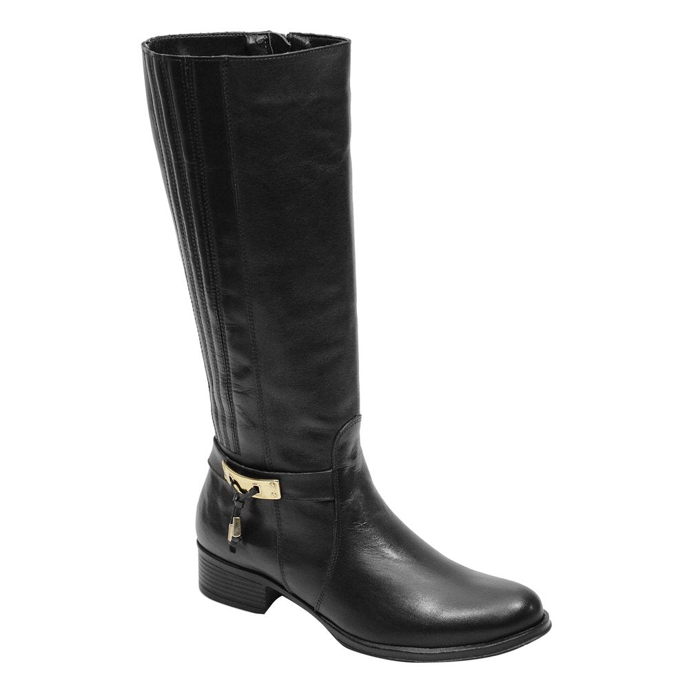 Bota Montaria Feminina Cano Longo Couro Comfort - Casa Vitrine