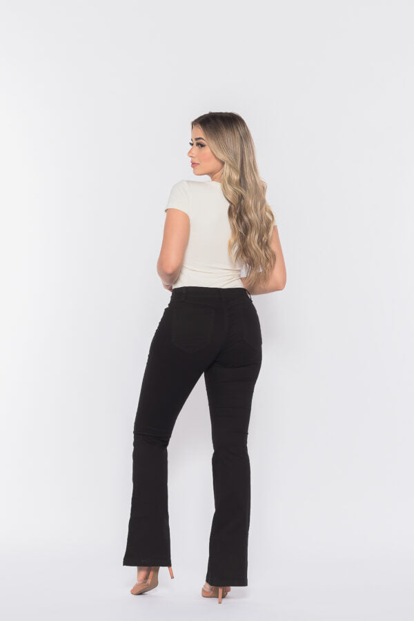 Calça Flare Preto Bella - Casa Vitrine