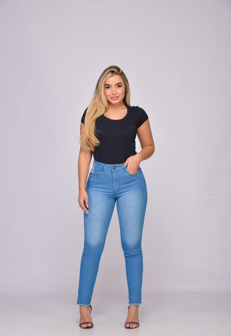 Calça Jeans Azul Claro Bella