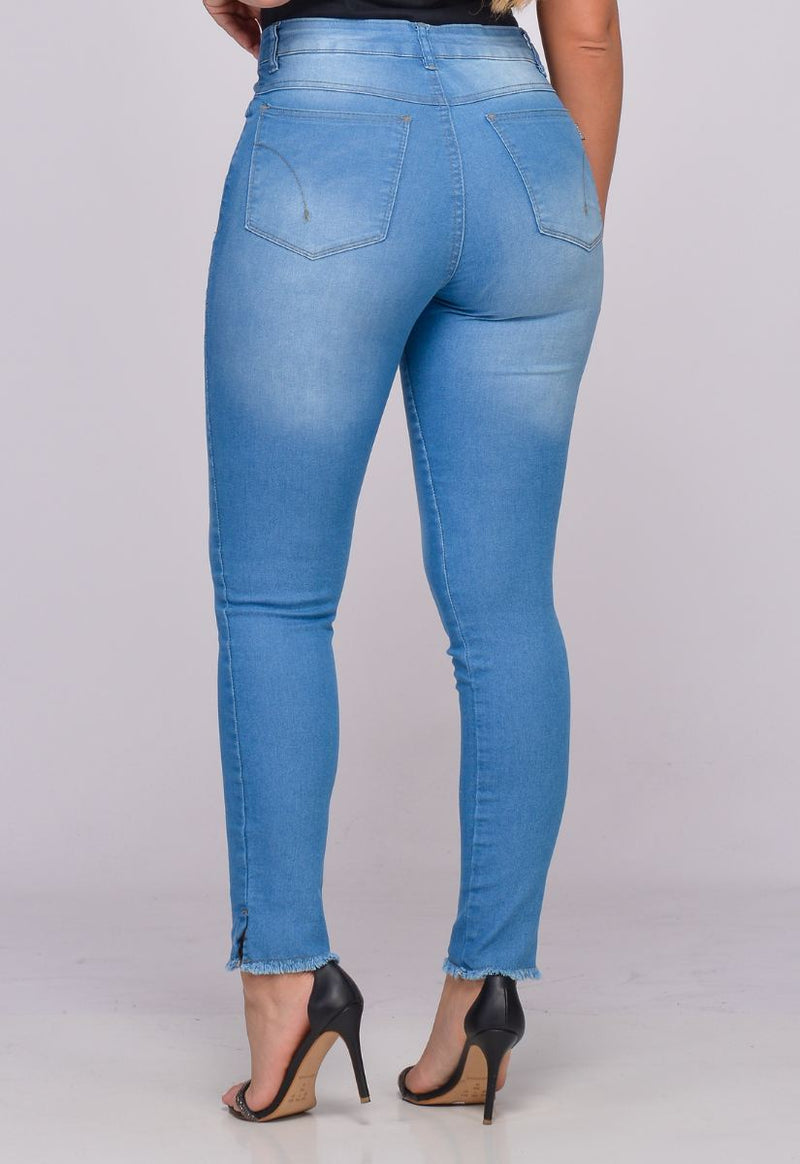 Calça Jeans Azul Claro Bella