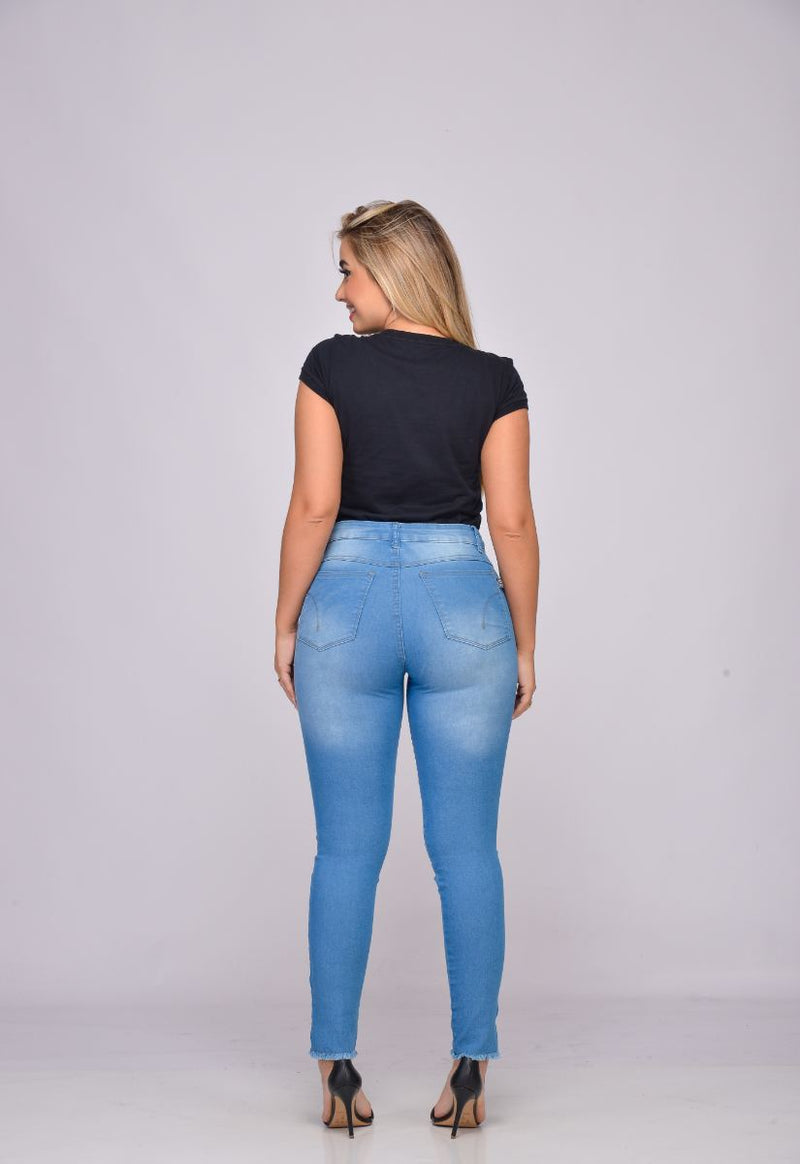 Calça Jeans Azul Claro Bella