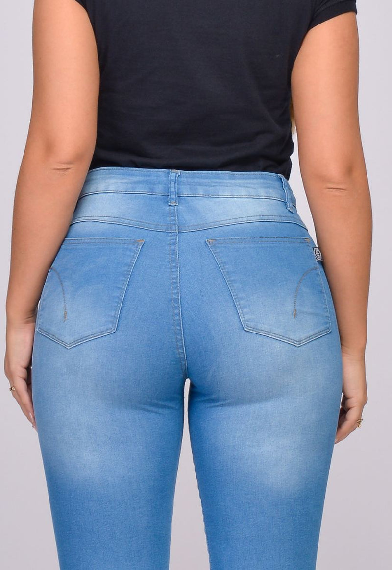 Calça Jeans Azul Claro Bella