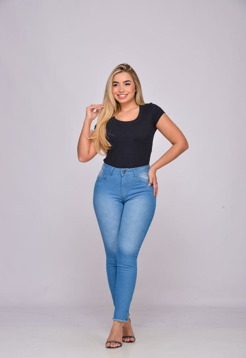 Calça Jeans Azul Claro Bella