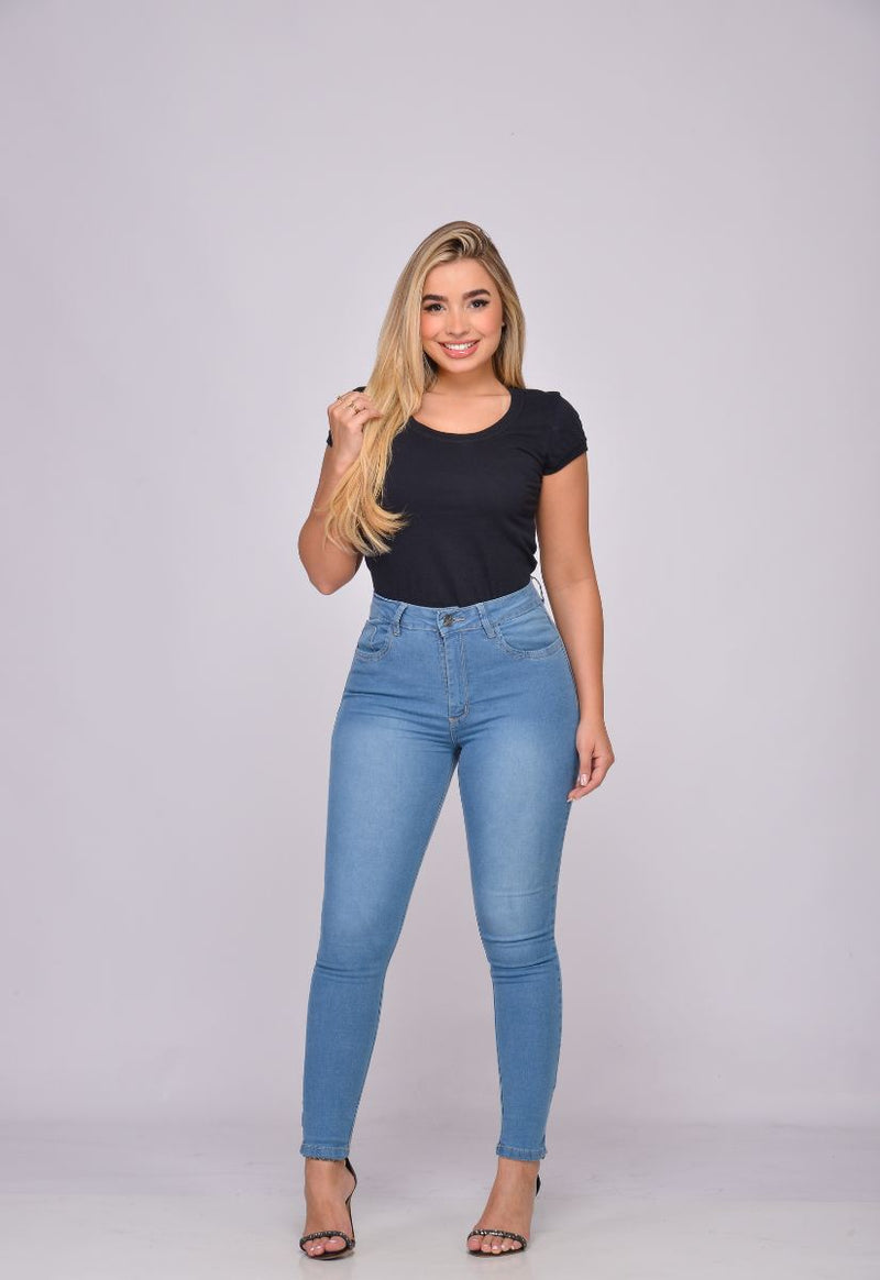 Calça Jeans Azul Claro Bella