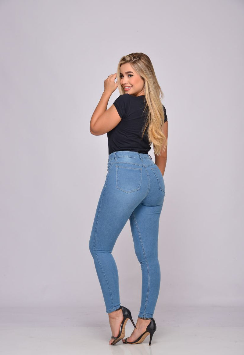 Calça Jeans Azul Claro Bella