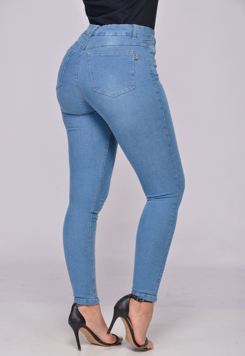 Calça Jeans Azul Claro Bella