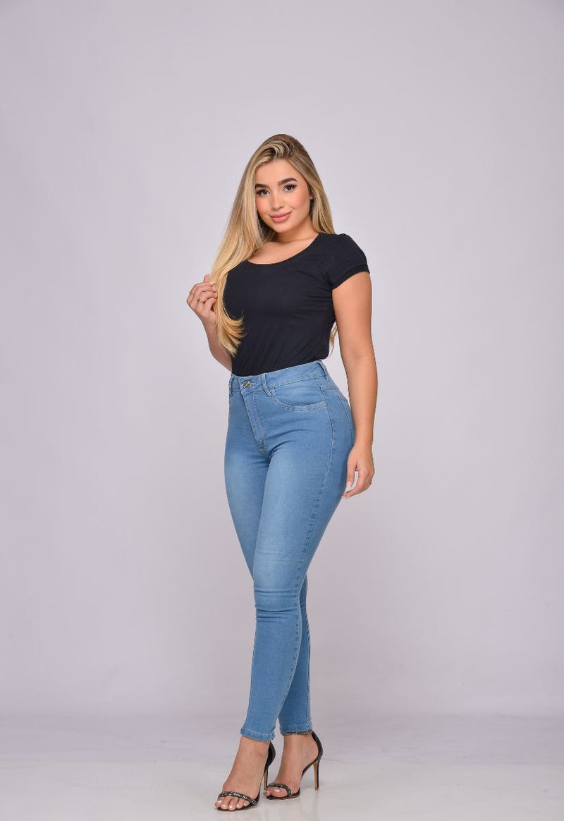 Calça Jeans Azul Claro Bella