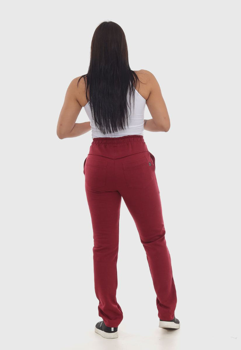 Calça Moletom Marsala