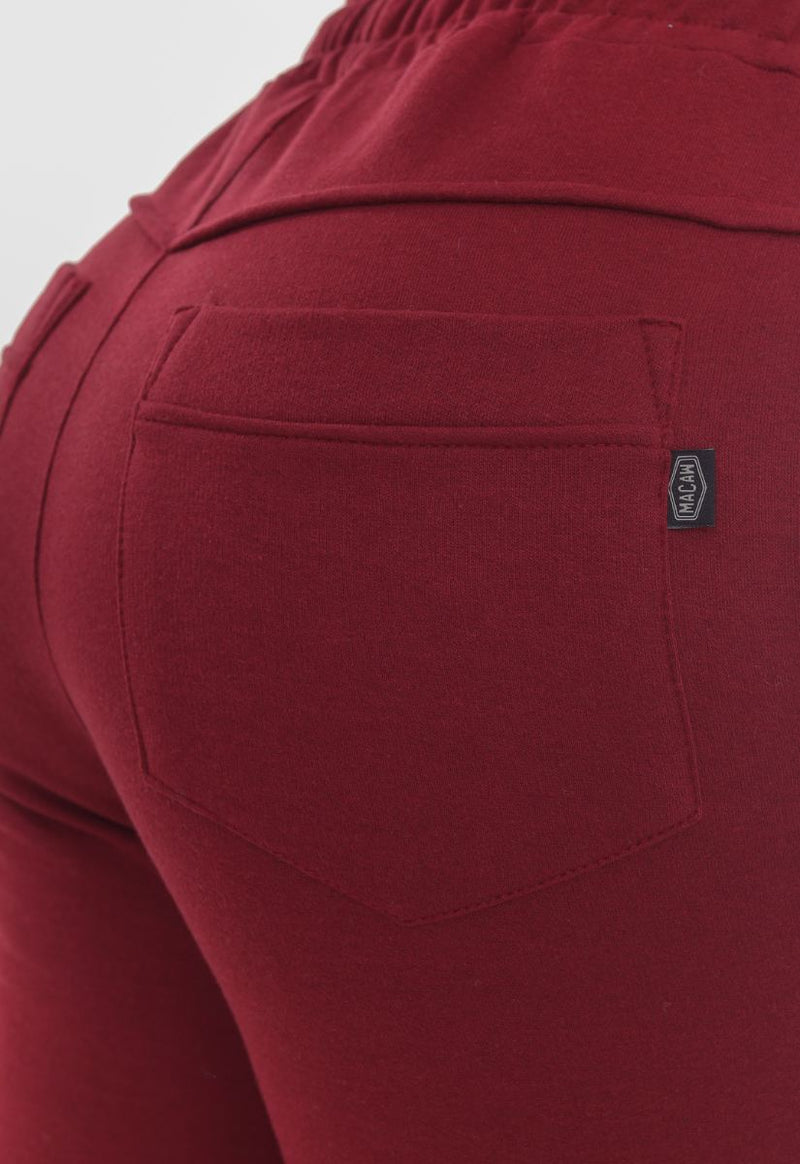 Calça Moletom Marsala