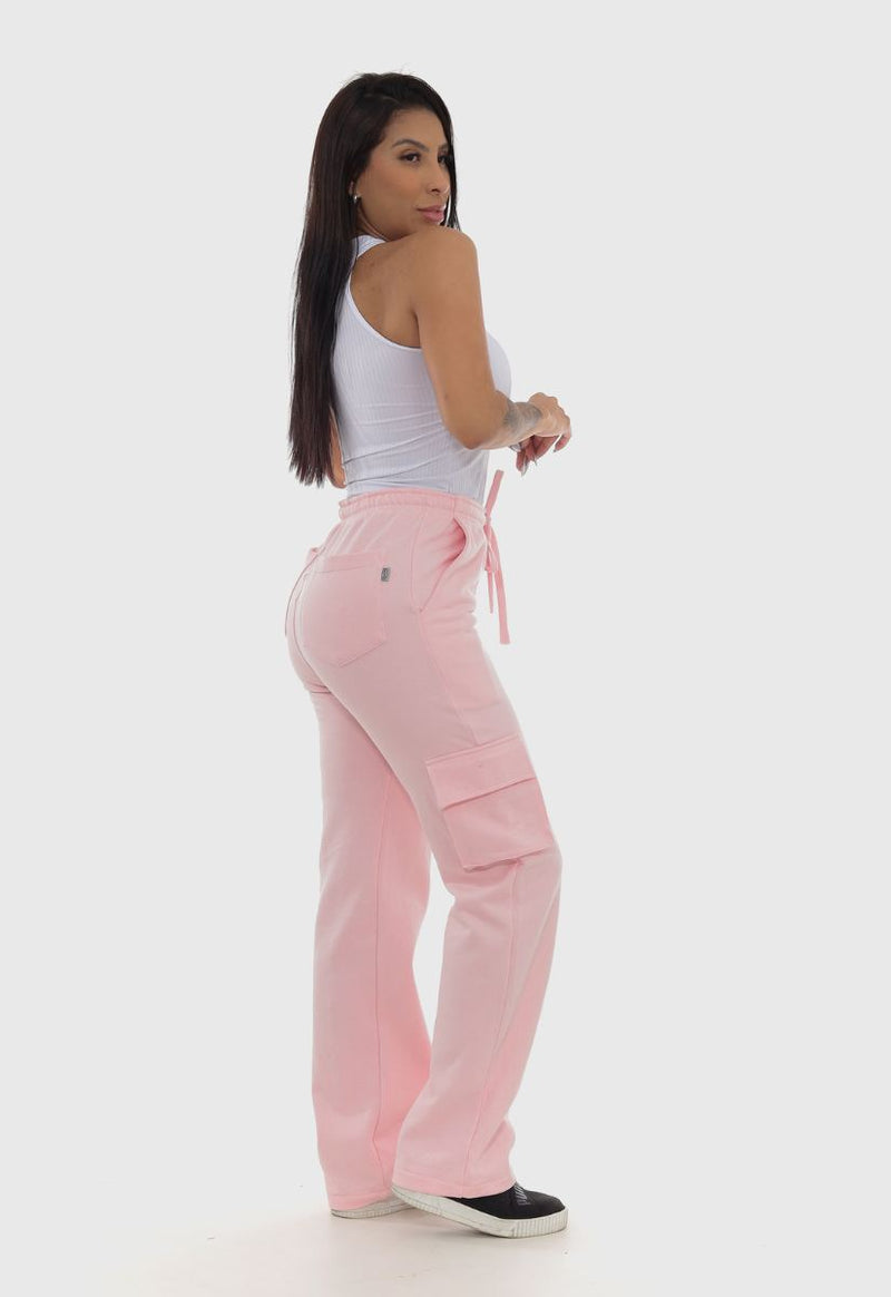 Calça Moletom Quartzo Rosa