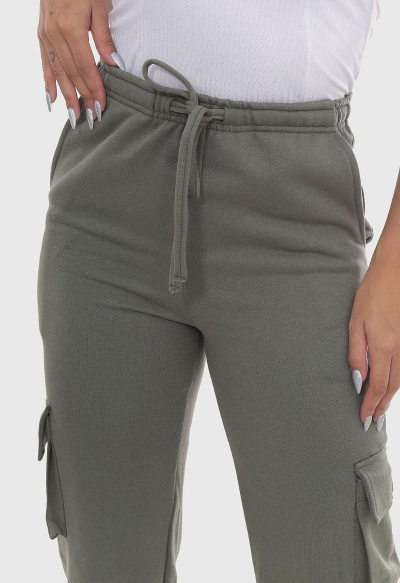 Calça Moletom Verde Militar