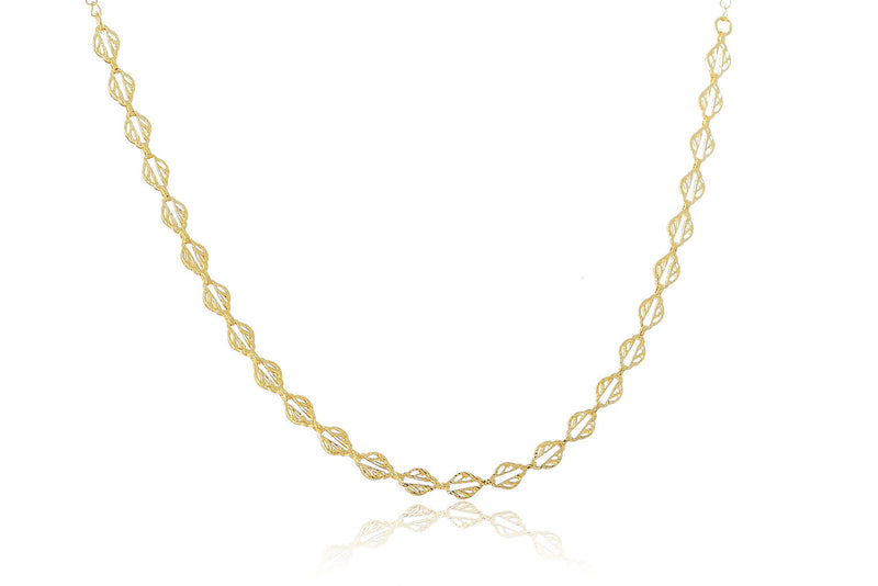 Choker Com Folhas Banhado Em Ouro 18k - Casa Vitrine