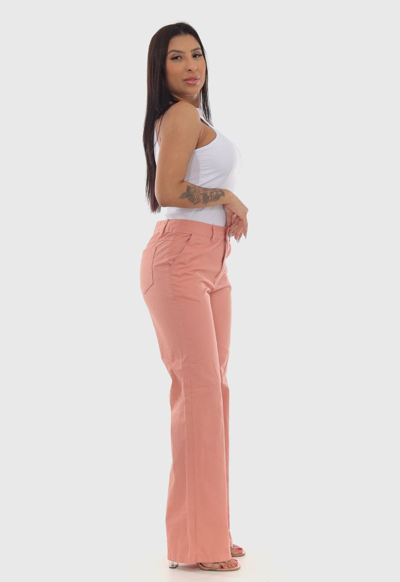 Calça Feminina Wide Leg Rose