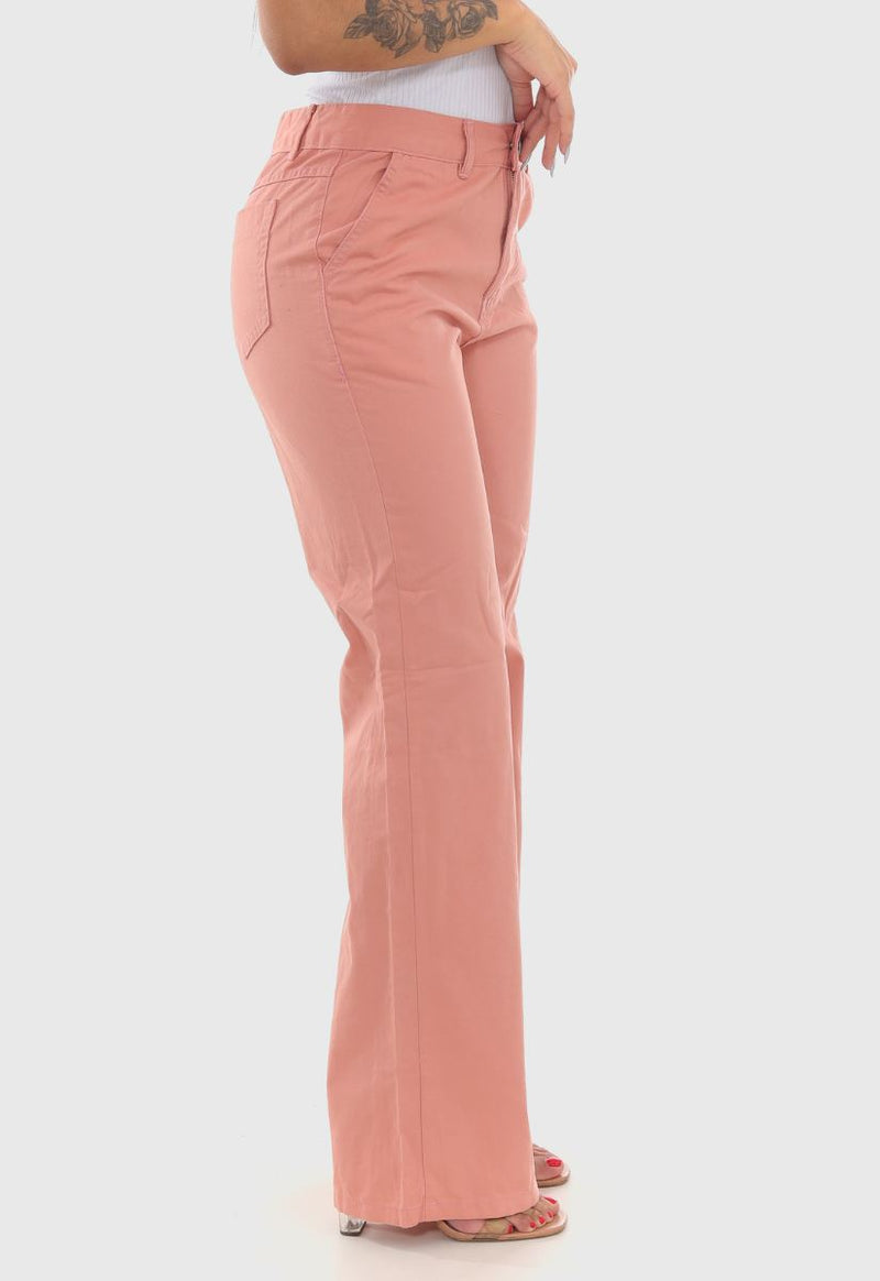 Calça Feminina Wide Leg Rose