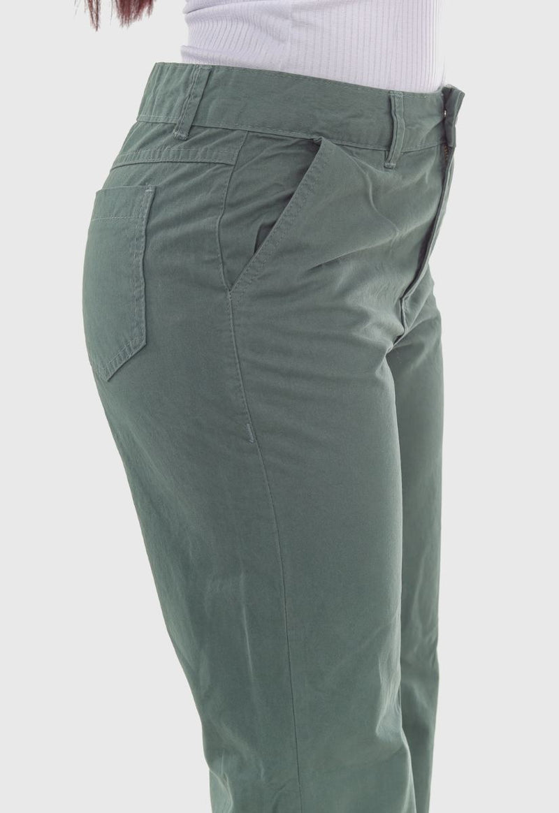 Calça Feminina Wide Leg Verde